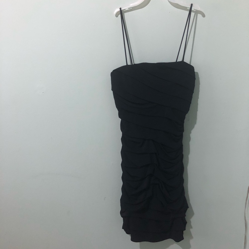 NWOT Navy blue mini dress spaghetti strap bodycon